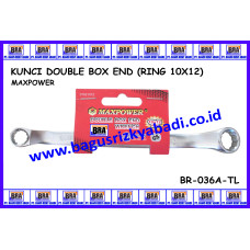 KUNCI DOUBLE BOX END (RING 10X12) MAXPOWER